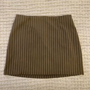 Fredrick’s of Hollywood pinstripe mini skirt
